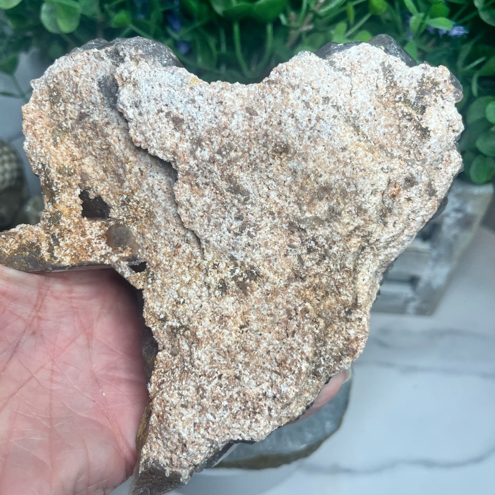 Heart ❤️ Shaped Garden Quartz Cluster - Picture 5 of 7